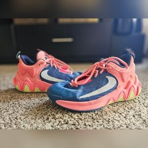Nike Giannis Immortality 2 GS Pink Gaze Blue Kids Basketball Size 4.5Y